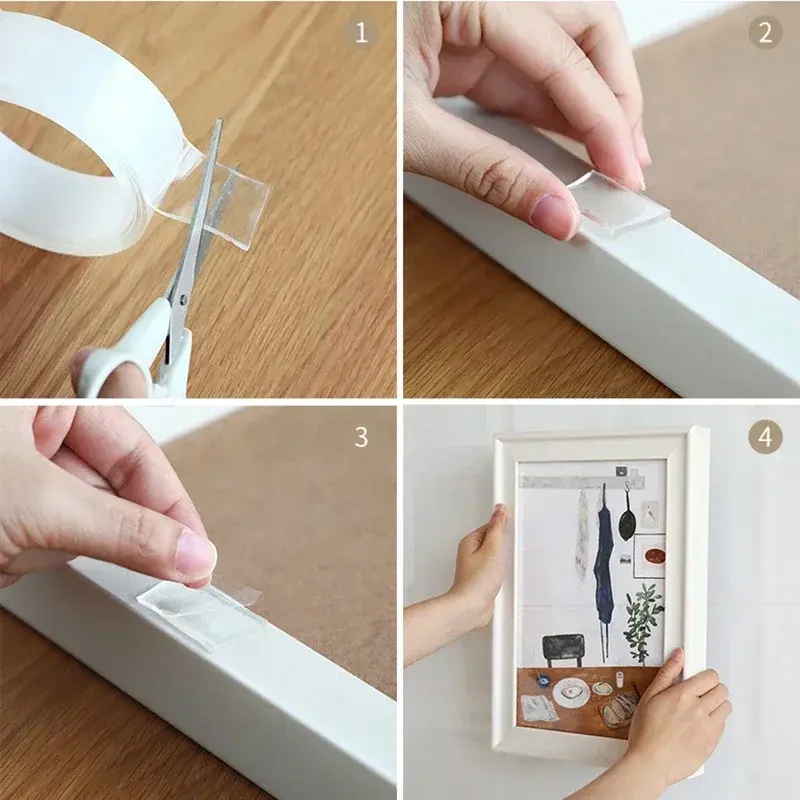 Ultra-Strong Double-Sided Adhesive Monster Tape Waterproof Wall Stickers for Home Appliance Resistant Home Improvement Tapes