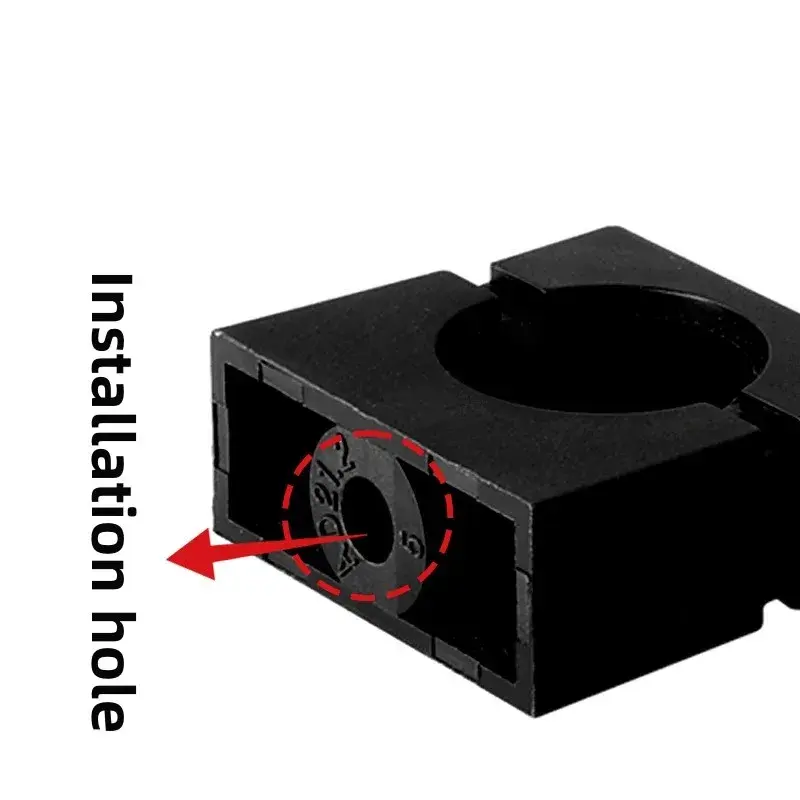 10pcs Plastic pipe clip Bellows hose Hoop buckle Limit tube clamp mounting support bracket wire cable organizer Fixing holder