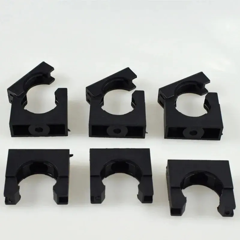 10pcs Plastic pipe clip Bellows hose Hoop buckle Limit tube clamp mounting support bracket wire cable organizer Fixing holder