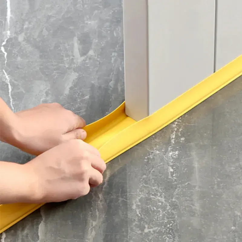 PVC Flexible Under Door Draft Stopper Door Bottom Seal Strip Weather Strip Thicker Anti-Cold Gap Blocker Sealing Weather Strip