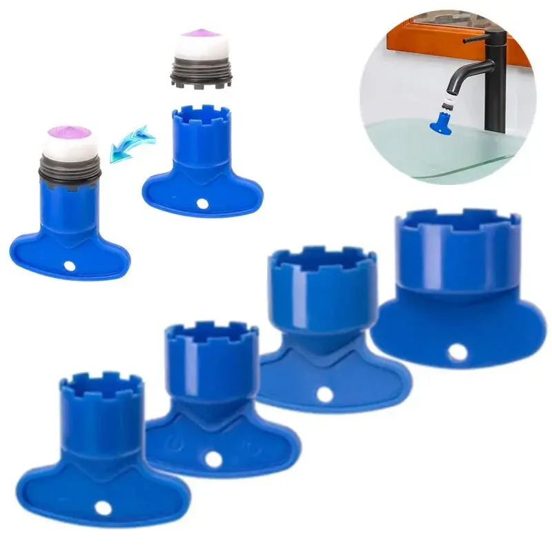 1set Professional ABS Hidden Faucet Aerator Repair Key wrenchMale Thread Water save tap filter removal Replacement Tool Spanner