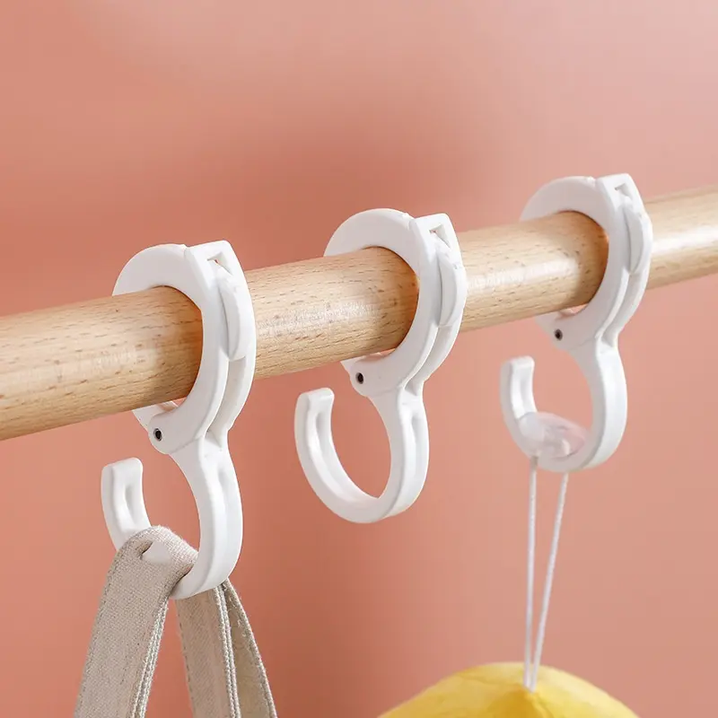 New 10PCS Multi-purpose Card Position S-hook Hanging Storage Hook Windproof Hooks S Shaped Punch-free Wardrobe Closet Hook