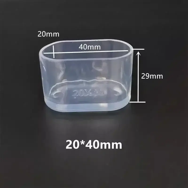 8pcs Non-Slip Oval Chair Leg Caps Feet Protector Pads Silicone Furniture Table Covers Sock Dust Cover Leveling Feet Round Bottom