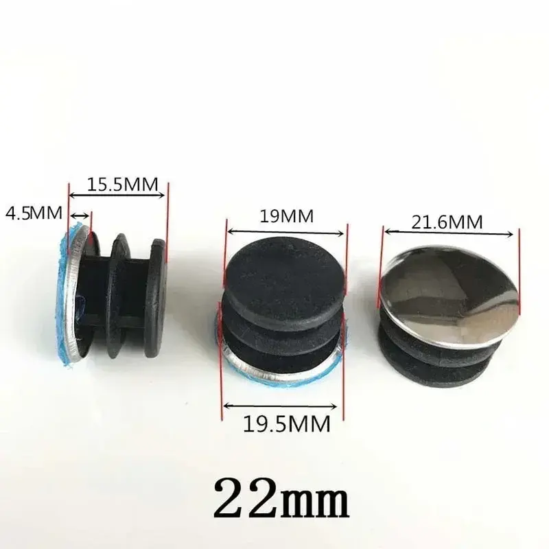 Stainless Steel Round Tube Pipe Plugs Blanking End Caps Cover Insert Bungs Furniture Accessories Diameter 16 20 22 25 40 50 60mm