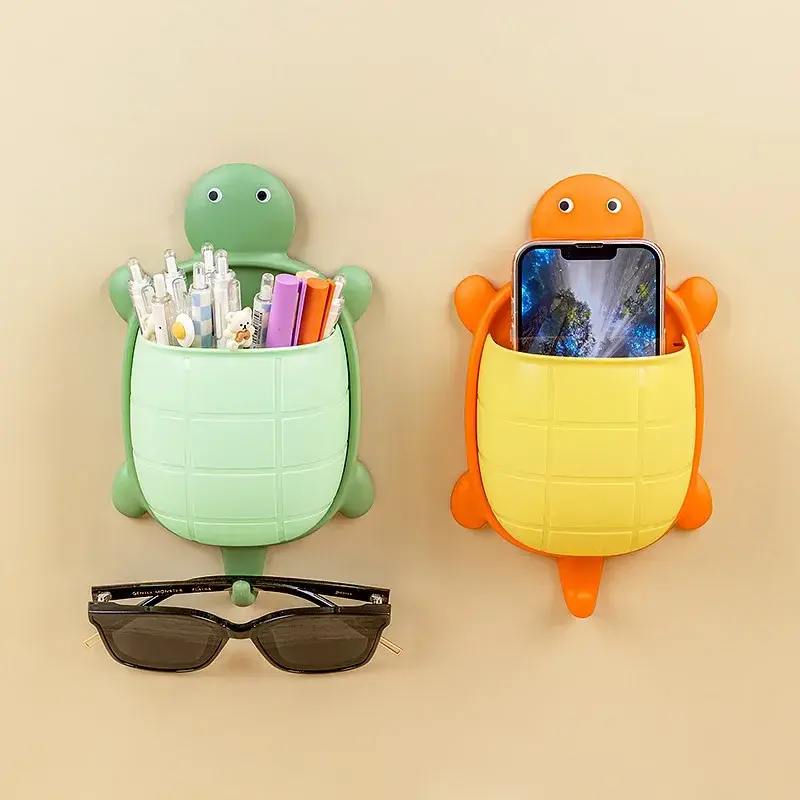 Multi functional storage rack with no drilling wall mounted bathroom kitchen wall mounted washbasin mounted turtle storage box