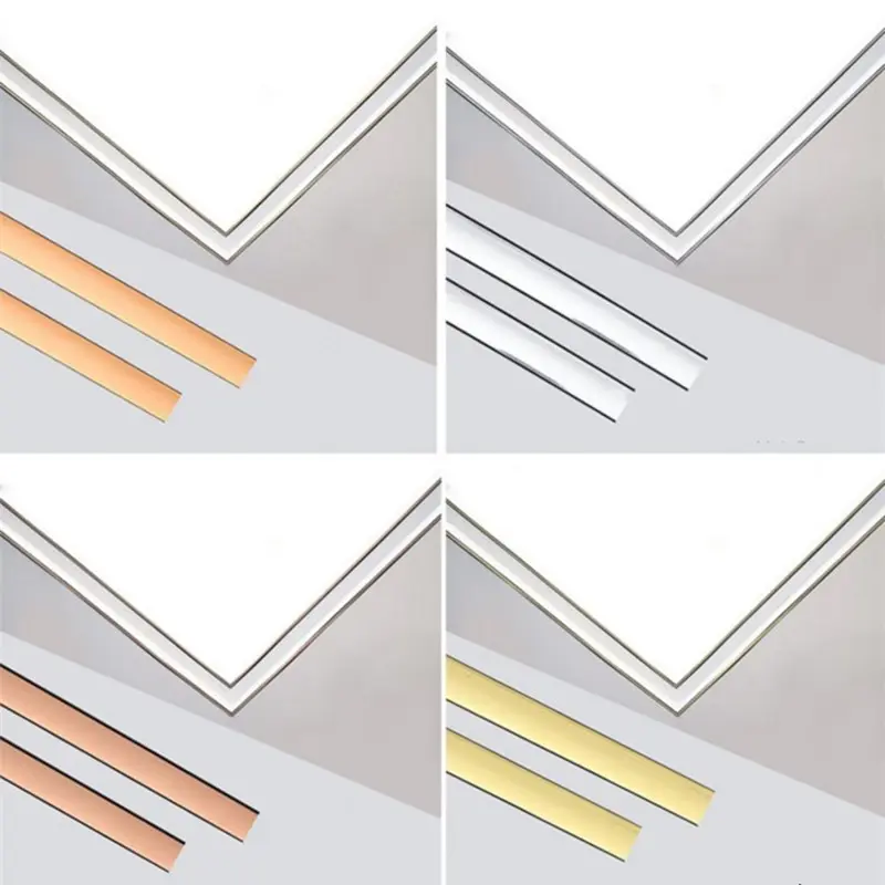 5 meters Gold Tape Self-adhesive  Mirror Wall Sticker Waterproof PVC Decoration Line for Background Wall  furniture Decor Decal