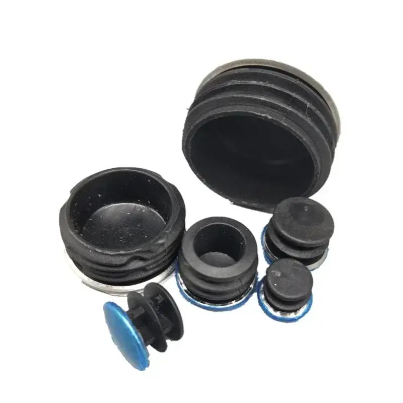 Stainless Steel Round Tube Pipe Plugs Blanking End Caps Cover Insert Bungs Furniture Accessories Diameter 16 20 22 25 40 50 60mm