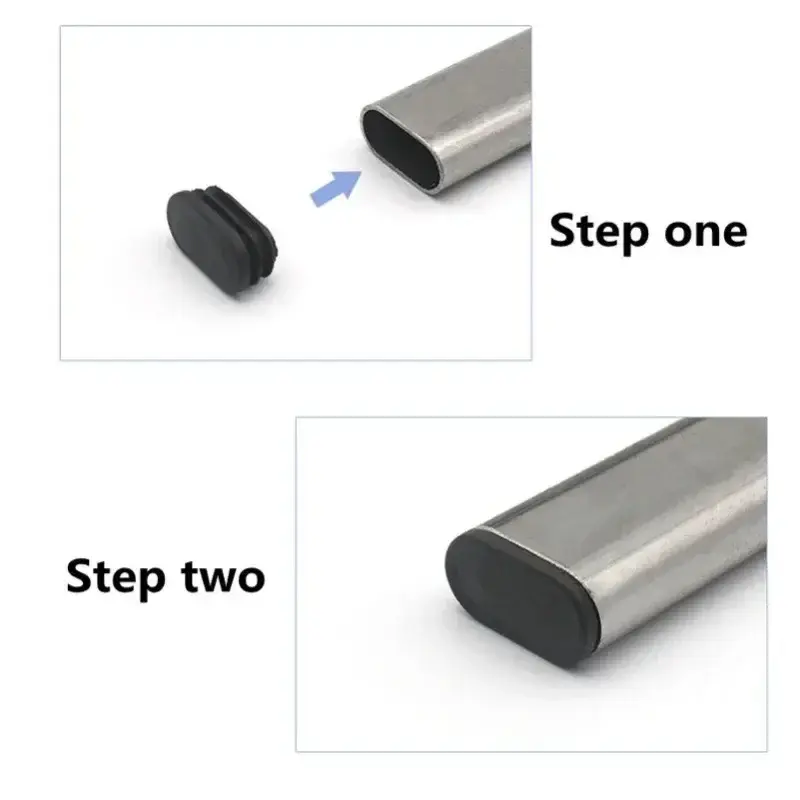 4/10/16pcs Plastic Tube Plug Pipe Blanking End Cap Non-slip Table Foot Dust Cover Chair Leg Floor Protector Pad Furniture Parts