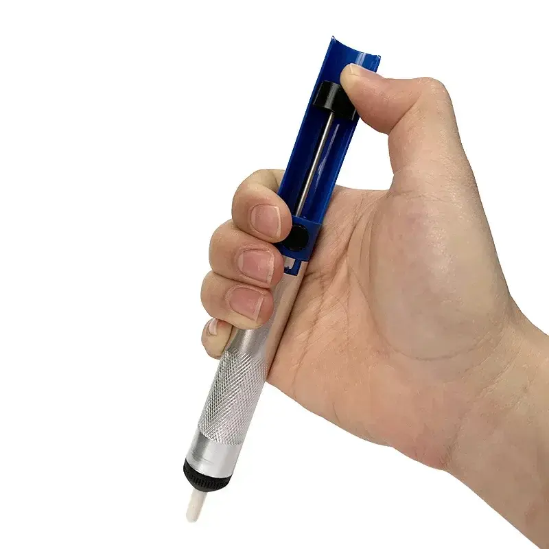 Aluminum Alloy Suction Tin Gun Manual Removal Vacuum Strong High Temperature Hand Welding Tools Desolder Desoldering Pum