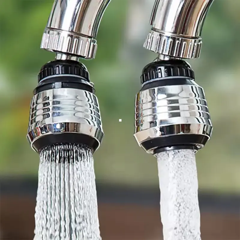360 Degree Faucet Anti Splash Head Kitchen Water Saver Universal Rotating Bubbler Filter Nozzle Booster Nozzle Kitchen Tools