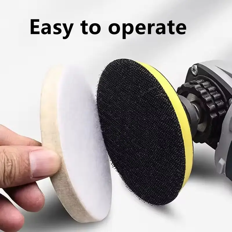 2/7inch Wool Polishing Wheel Buffing Pads Angle Grinder Wheel Felt Polishing Disc For Metal Marble Glass Ceramics