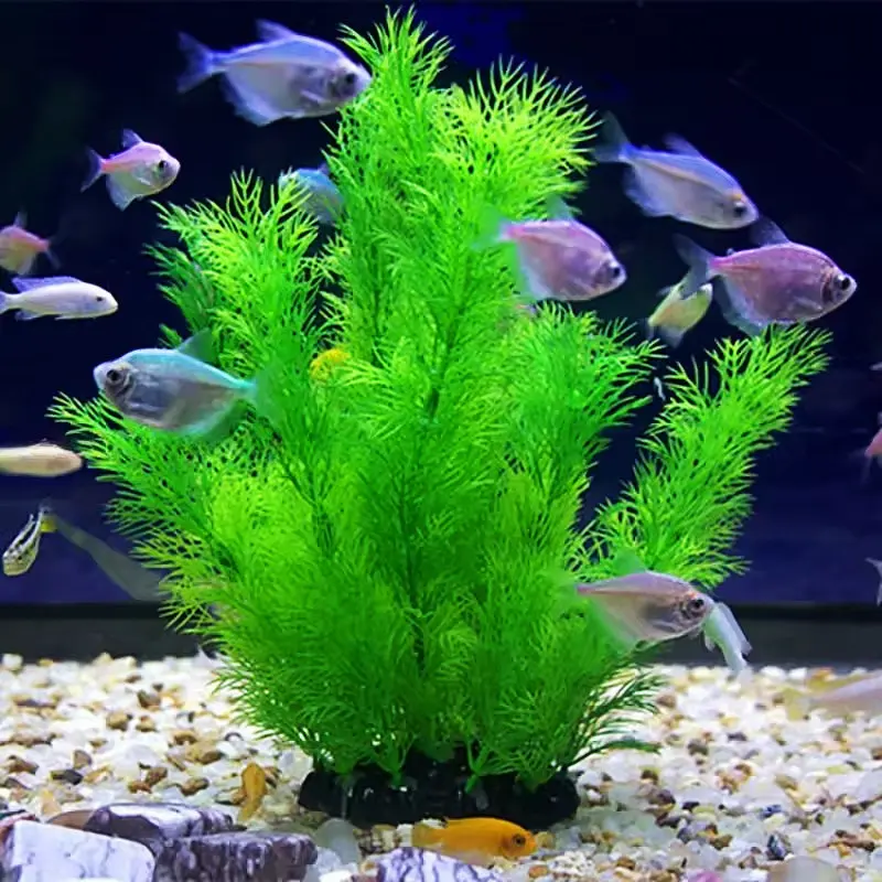 Fish Tank Ornament Plant Aquarium Artificial Decor Plants Simulation Water Grass Fish Bowl Plastic Weeds Decoration