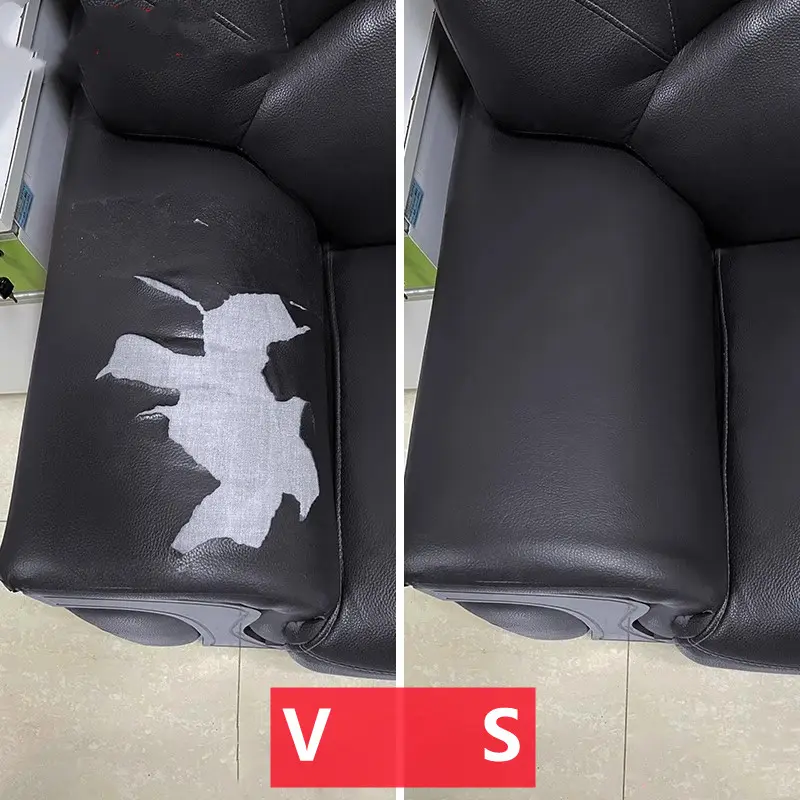 5M Self Adhesive Leather Repair Tape for Sofa Car Seats Handbags Jackets Furniture Shoes First Aid Patch Leather Patch DIY Black