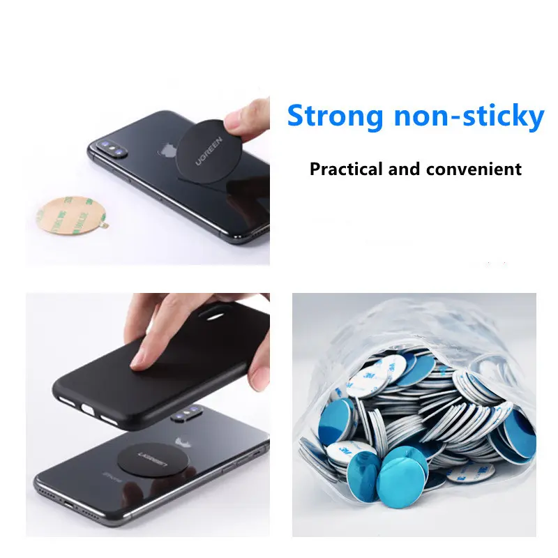 10PCS Sticker Metal Plate Disk Iron Sheet for Magnet Mobile Phone Holder Accessory for Magnetic Car Phone Stand Holders