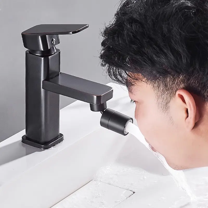 Universal 360° Rotate Kitchen Faucet Extender 2 Mode Adjustable Aerator Splash Filter Kitchen Washbasin Faucet Bubbler Nozzle