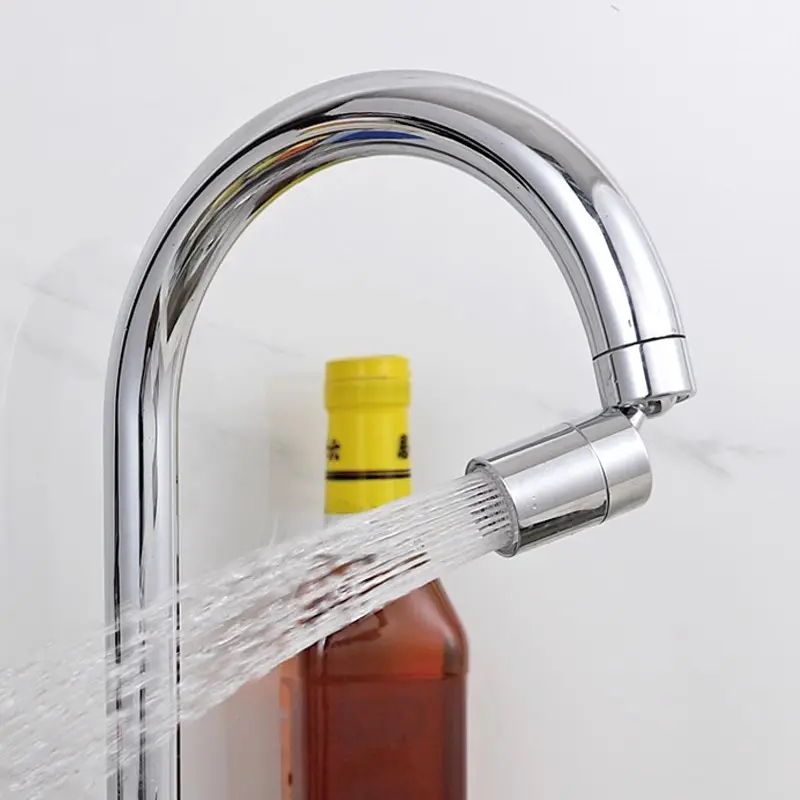 Universal 360° Rotate Kitchen Faucet Extender 2 Mode Adjustable Aerator Splash Filter Kitchen Washbasin Faucet Bubbler Nozzle