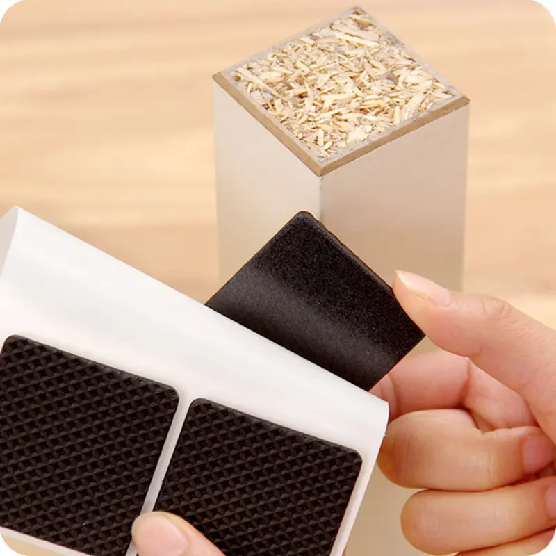 Rubber Pads For Chair Leg Furniture Anti Slip Mat Bumper Damper Self Adhesive Table Feet Protector Floor Protector Pads Hardware