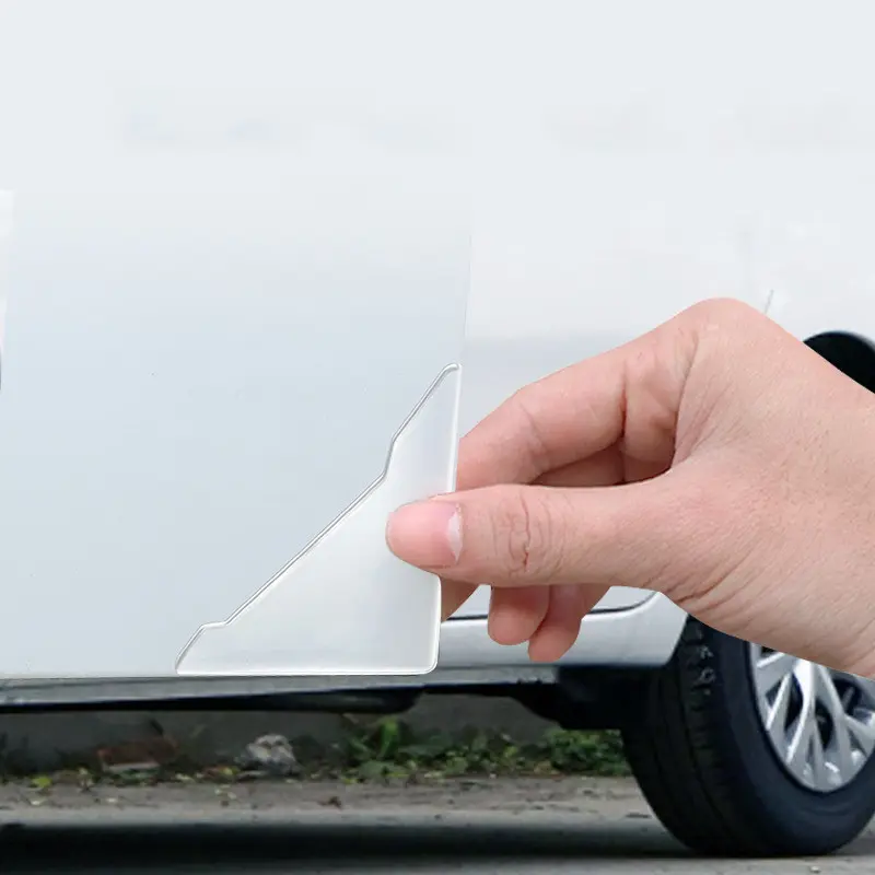 4Pcs Car Door Corner Protective Cover Door Scratch Protector Silicone Anti-collision Covers Door Corner Guard Auto Accessories