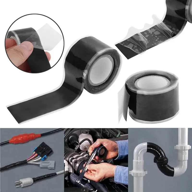 Super Strong PVC Waterproof Silicone Tape Water Pipe Quick Leak Proof Repair Insulation Adhesive Self-adhesive Waterproof