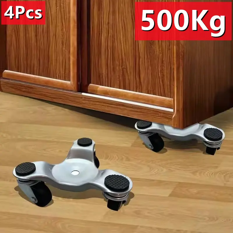 500Kg Mover Dolly 3 Wheels heavy object mover Moving Dolly Furniture triangular iron for Cabinet Mover Wheel Moving Furniture