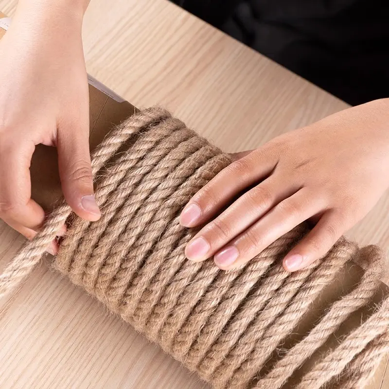 Cat Scratcher Rope DIY Natural Sisal Rope Toy Cats Paw Claw Furniture Protector Cat Tree Tower Climbing Frame Binding Rope