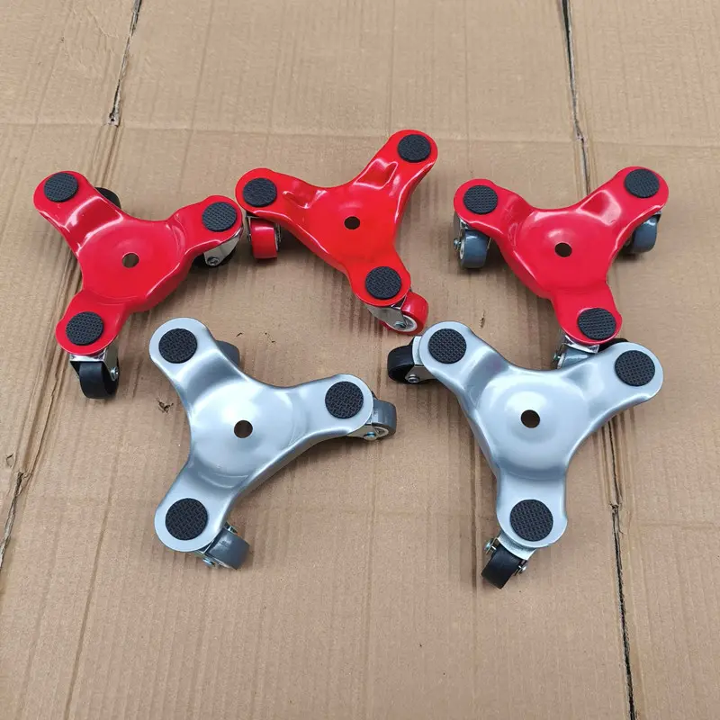 500Kg Mover Dolly 3 Wheels heavy object mover Moving Dolly Furniture triangular iron for Cabinet Mover Wheel Moving Furniture