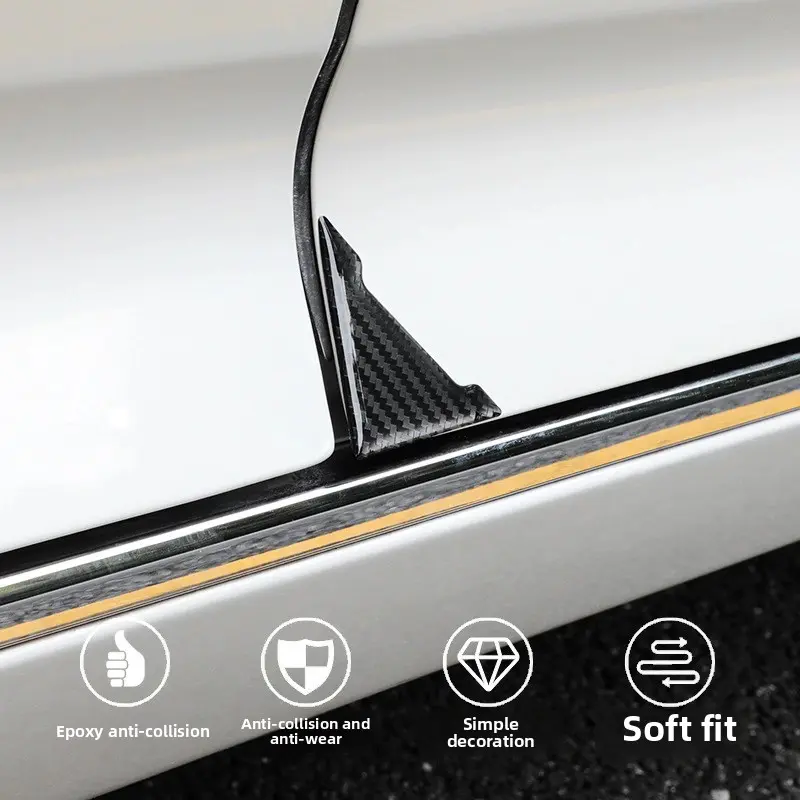 Car Door Corner Anti-collision Covers Door Protection Cover Anti-collision Auto Door Corner Protection Strip Car Accessory