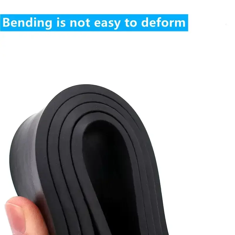 50cm Black Silicone Rubber Strip Self Adhesive High Temperature Resistant Anti-Slip Mute Anticollision Shock Absorption Gasket