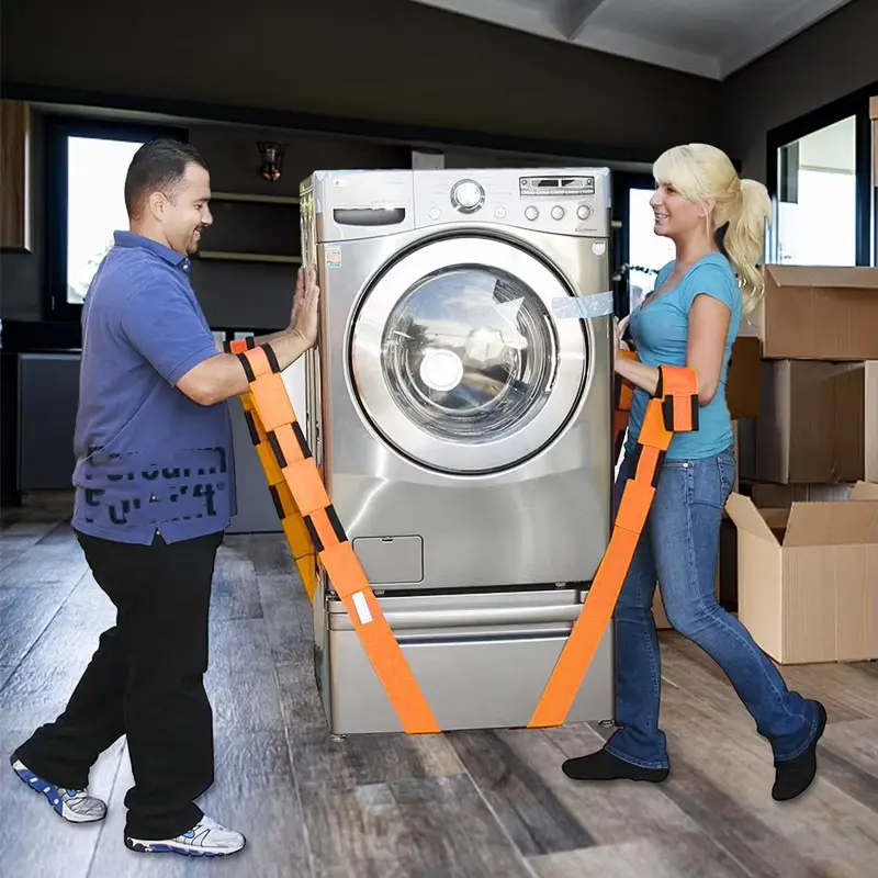 300Kg Furniture Moving Carrying Straps Shoulder Carry Rope Lift Heavy Furniture Transport Belt Ropes Lifting Cord Moving Strap