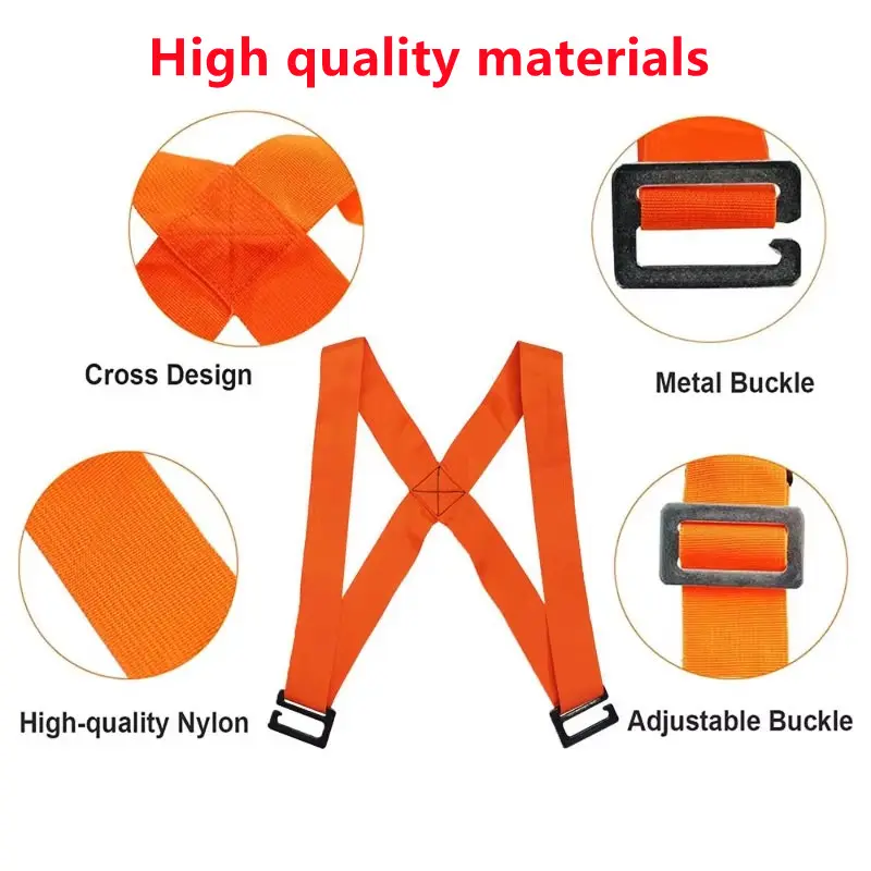 300Kg Furniture Moving Carrying Straps Shoulder Carry Rope Lift Heavy Furniture Transport Belt Ropes Lifting Cord Moving Strap