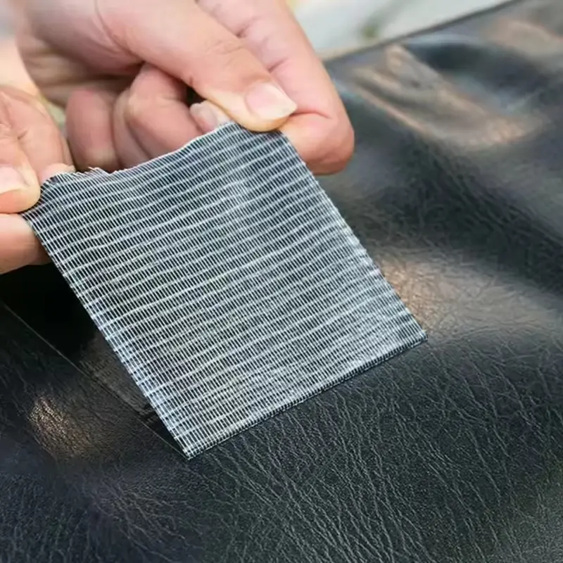 Self Adhesive Leather Repair Tape for Sofa Car Seats Handbags Jackets Furniture Shoes First Aid Patch Leather Patch DIY Black
