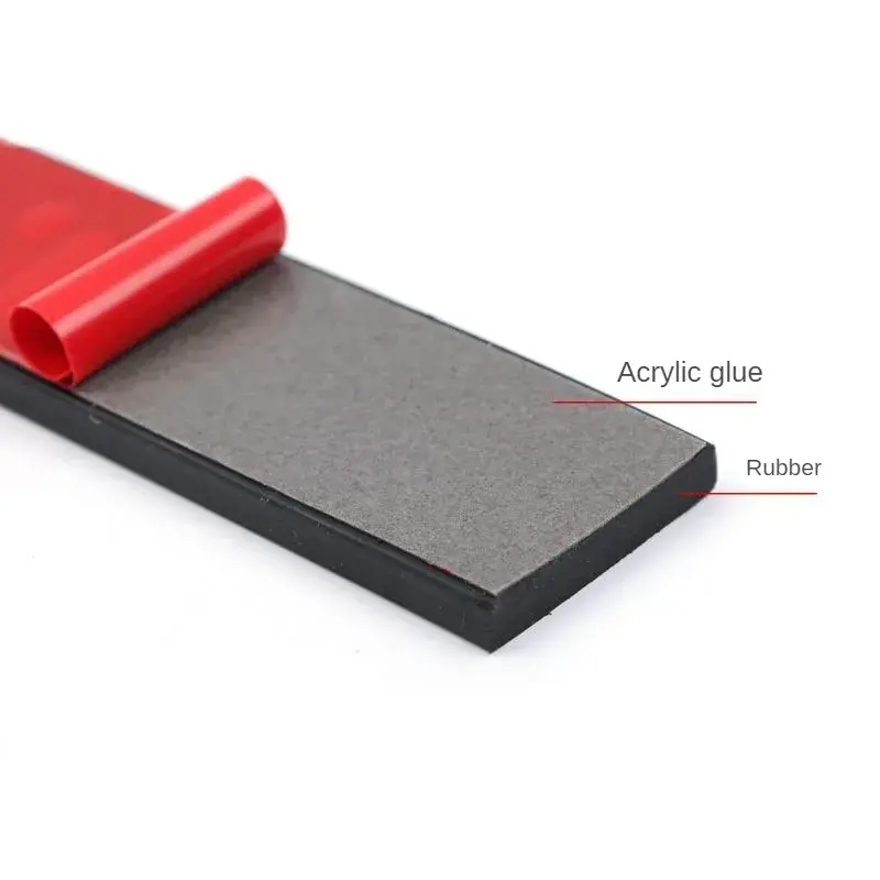 50cm Self Adhesive Rubber Strips Solid Rubber Strip DIY High Temperature Resistant Furniture Anti-skid Anti-collision Gasket