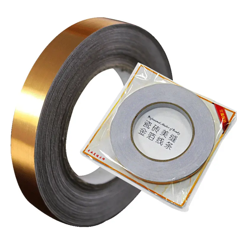 20m Ceramic Tile Mildewproof Gap Tape Decor Gold Silver Black Self Adhesive Wall Tile Floor Tape Sticker Home Decorations