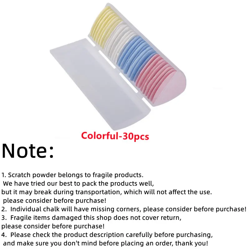 Mixed Color Scratch Chalk washable Erasable Fabric Marker Mixed in 4 Colors for Sewing and Cutting Marked Sewing Supplies