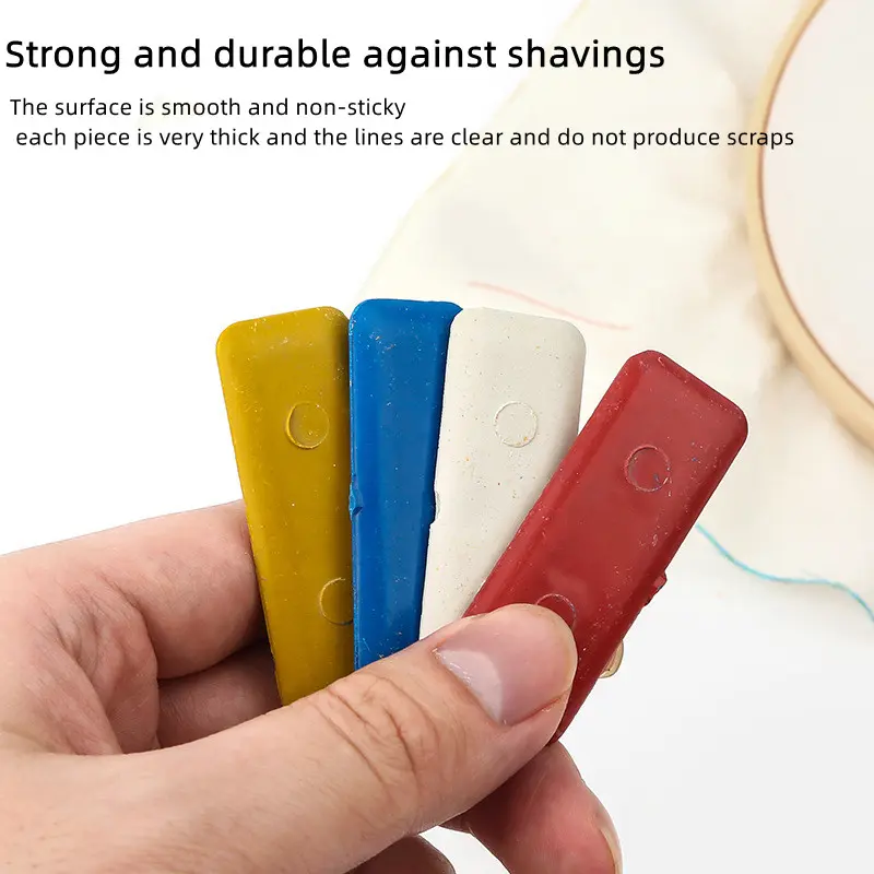 Mixed Color strip-shaped Scratch Chalk washable Erasable Fabric Marker DIY Sewing for Sewing and Cutting Marked Sewing Supplies