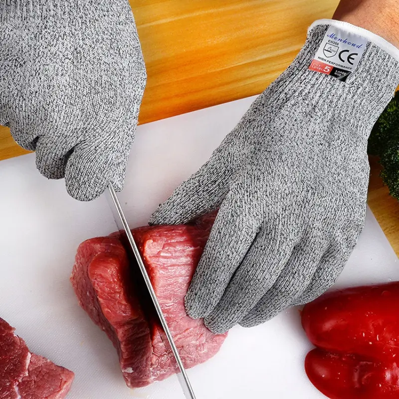 Level 5 High-strength Safety Anti Cut Gloves Kitchen Gardening Industry Anti-Scratch Glass Cutting Breathable Safety Gloves