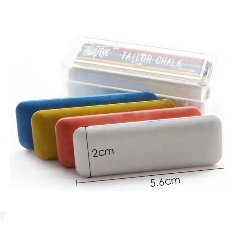 Mixed Color strip-shaped Scratch Chalk washable Erasable Fabric Marker DIY Sewing for Sewing and Cutting Marked Sewing Supplies