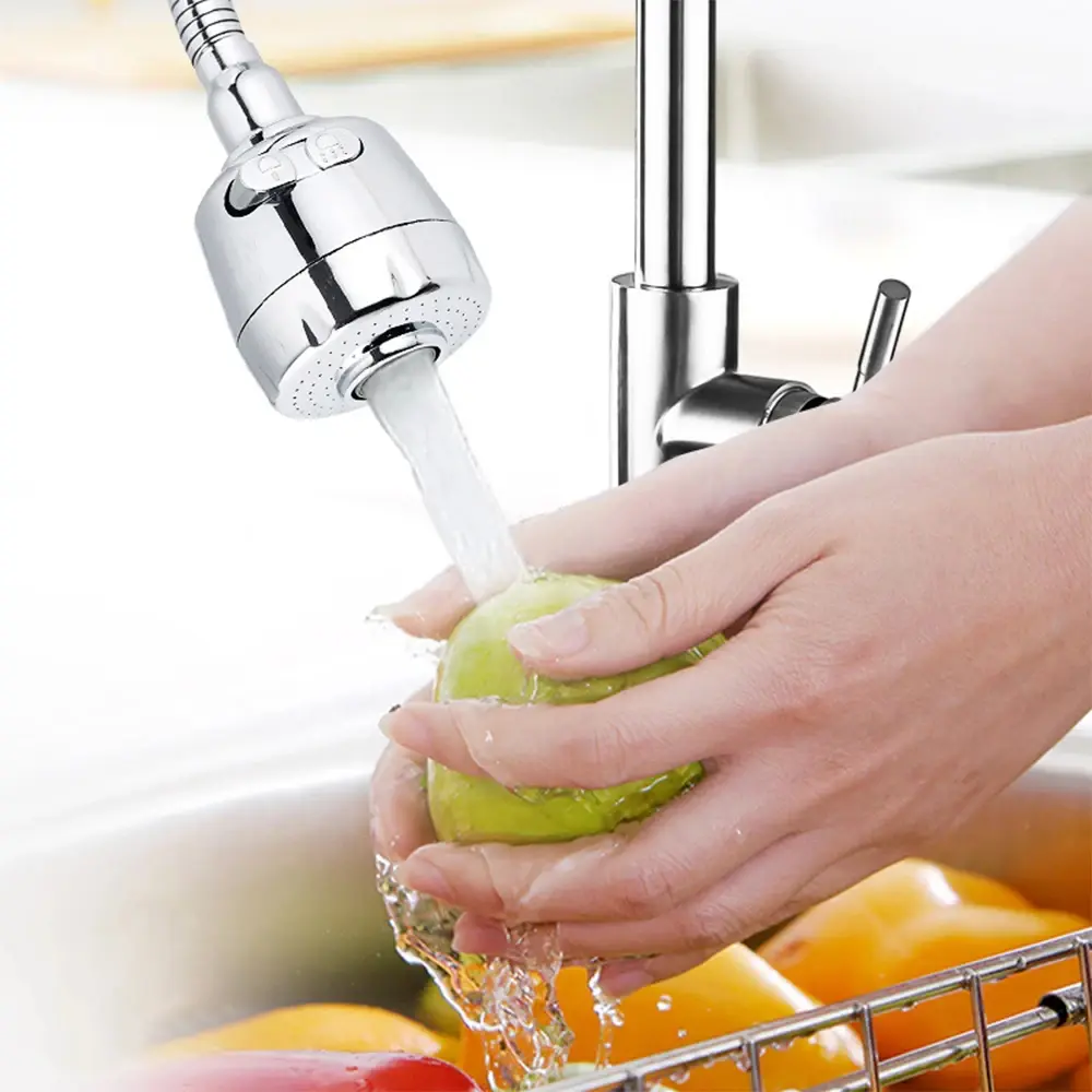 New 2/3 Modes Sink Faucet 360° Rotation Filter Extension Tube Shower Water Saving Tap Universal Kitchen Gadgets Accessories