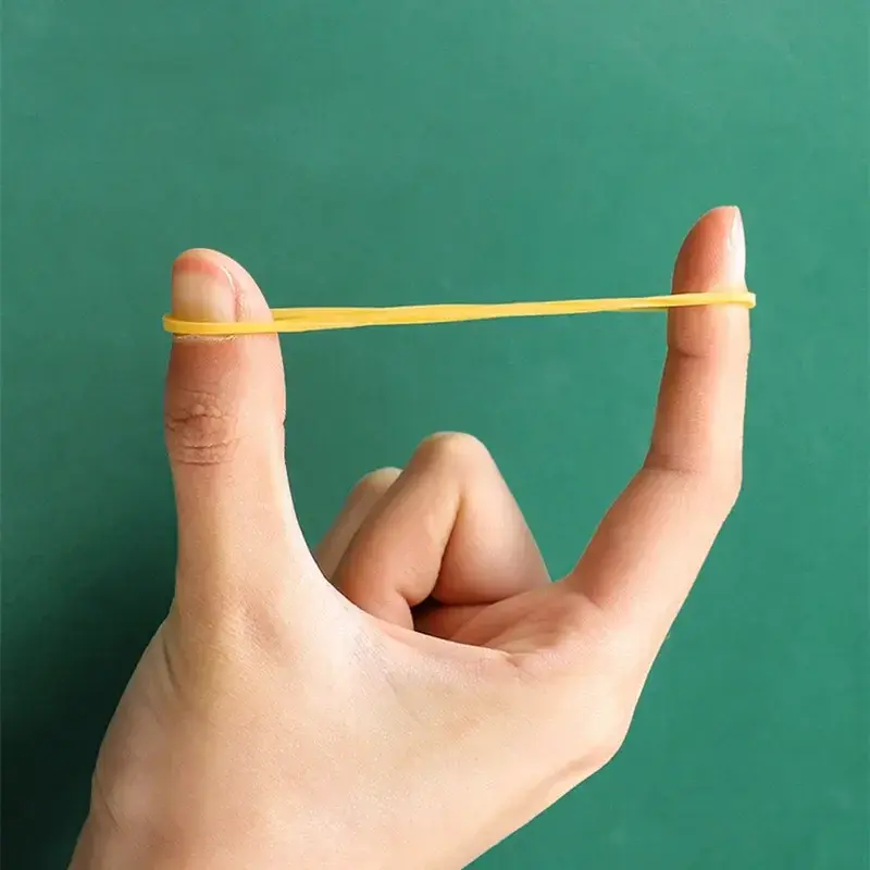 50g Elastic Rubber Bands Fasteners Used for Office School Stationery Supplies Stretchable Sturdy Rubber Elastics Bands