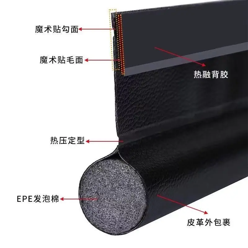 Windproof Sealing Strip Door Bottom Waterproof Under Wind Shield Insulated Soundproof Seal Strip Adjustable Foam Sealing Strip