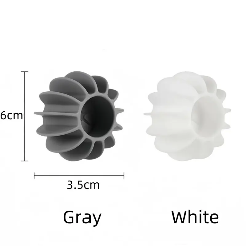 1/10Pc Reusable Silicone Laundry Ball Anti-tangle Clothes Cleaning Ball Washing Machine Stain Removal Hair Catcher Cleaning Tool