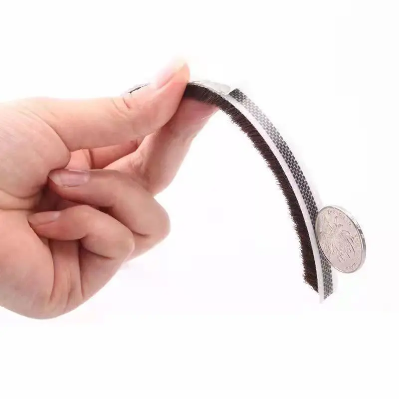 5/10M New Home  Windproof Tape Sealing Strip Pile Weatherstrip Home Door Window Sound Insulation Dust Strip Weather Stripping