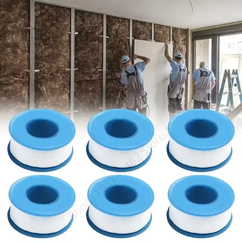 1-30Pcs PTFE Water Pipe Tape Oil-free Sealing Tape Fitting Thread Seal Tape White Pipe Thread Seal Raw Material Tape