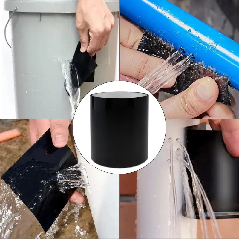 150cm PVC Waterproof Tape Super Strong Anti Leakage Fix Tapes Self-Adhesive Repair Stop Leak Seal Patch Sealant Duct Tape