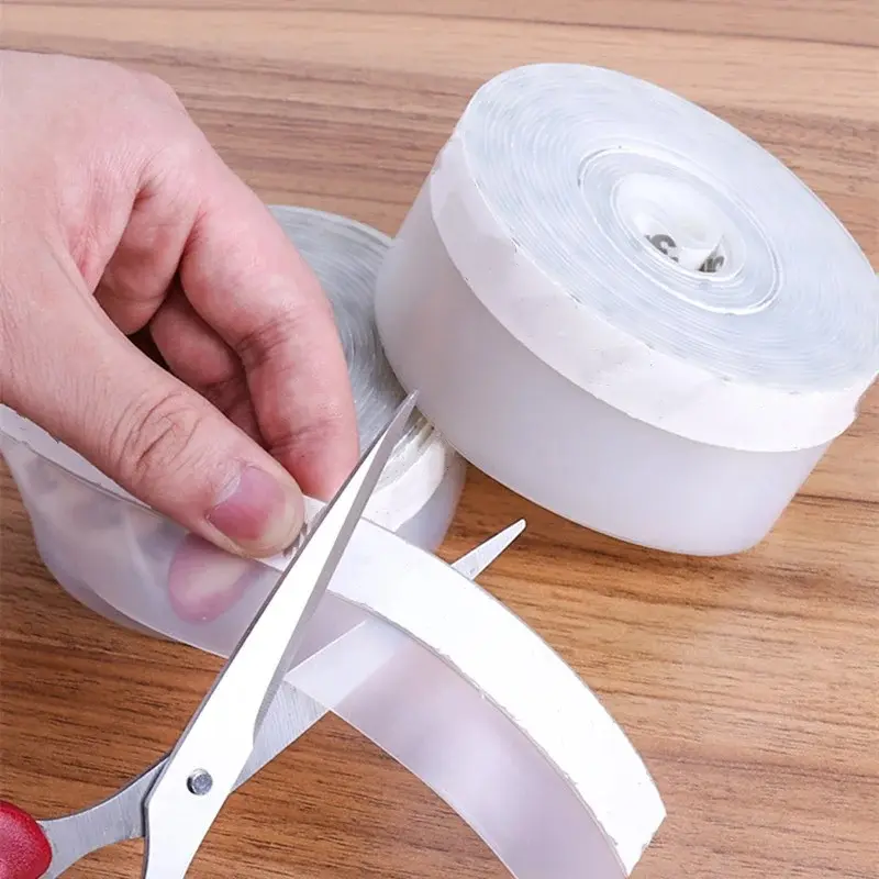 5M Window Weather Stripping Door Draft Blocker Silicone Shower Glass Gaps Side of Door Seal Strip Dust Insulation Noise Tape