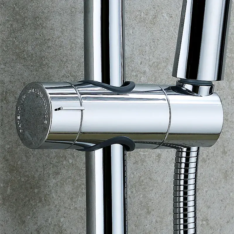 Universal Shower Head Holder Adjustable 18~25mm 360° Rotation ABS Plastic Shower Slide Rail Bar Holder Bathroom Accessories