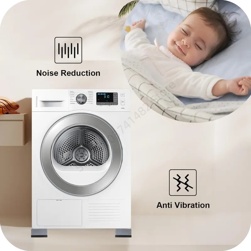 4Pcs Washing Machine Anti Vibration Foot Mat Universal Enhanced Refrigerator Furniture Foot Anti-Skid Kit Furniture Foot Pads