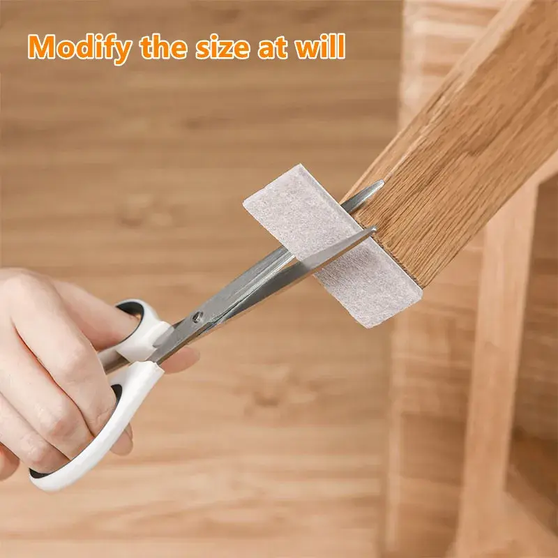 72-3Pcs Self Adhesive Thicken Felt Chair Leg Pads Furniture Mute Anti-Slip Mat Wood Floor Protector Pads Doorknob Bumper Pad