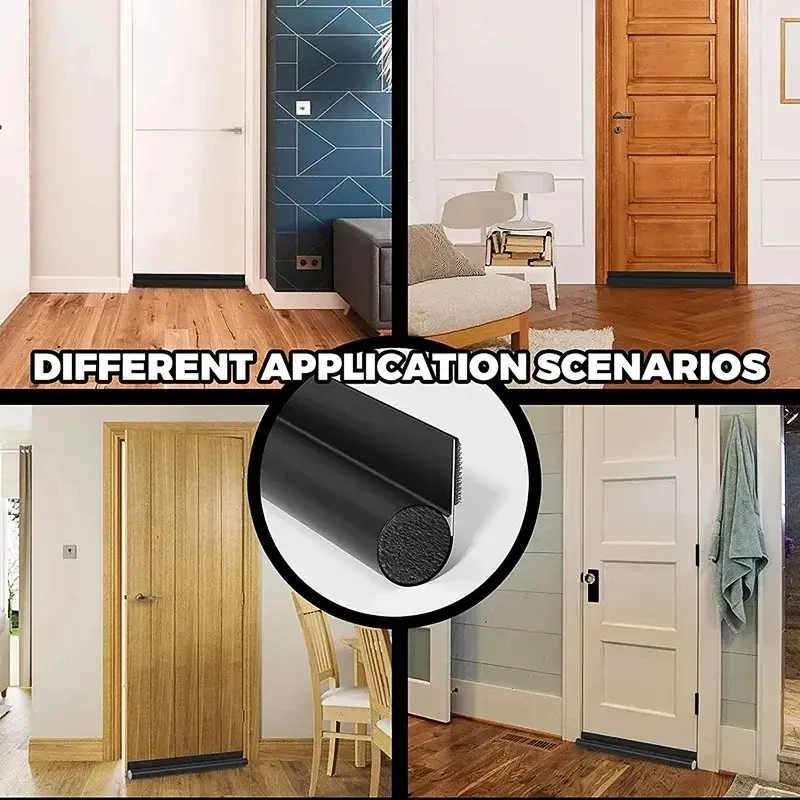96cm Door Bottom Sealing Strip Windproof and Waterproof Strip Door Under Wind Shield Insulated House Acoustic Foam Sealing Strip