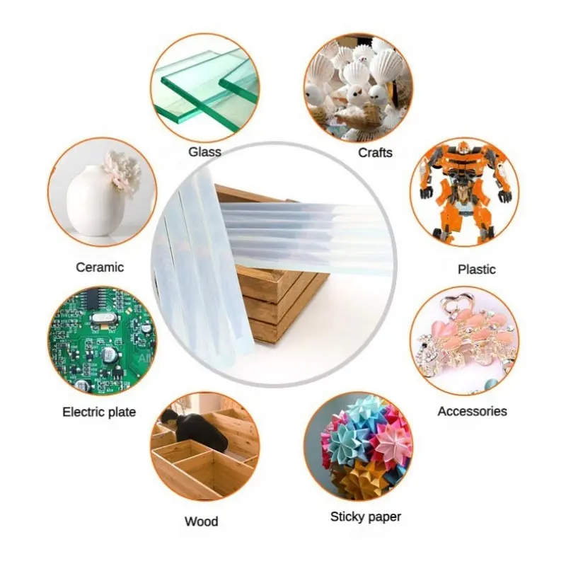 5-30Pcs Transparent Hot Melt Glue Stick Adhesive Hand Repair Tool Hot Melt Glue Sticks for Glue Gun DIY Art Alloy 7mm /11mm